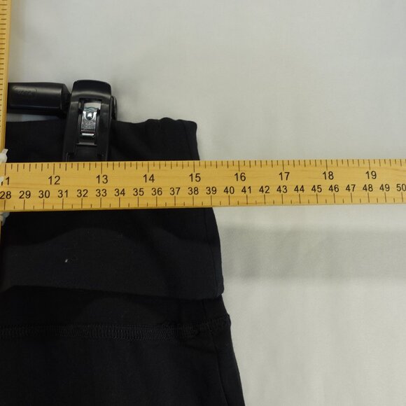 Women's Offline by Aerie Super Flare High Rise Fold-Over Leggings Black size XL - Picture 5 of 10